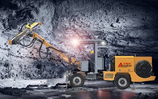 underground rock drilling machine