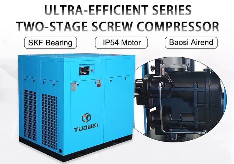 SGD II Oil Injected Rotary Twin Screw Air Compressor - Aivyter ...