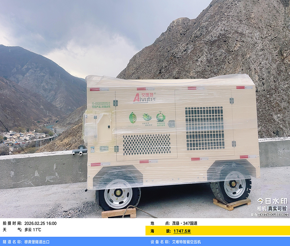 portable screw compressor