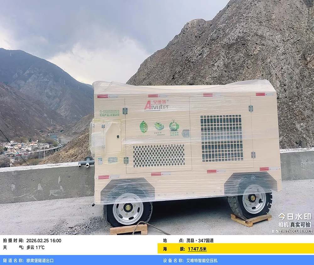 portable screw compressor
