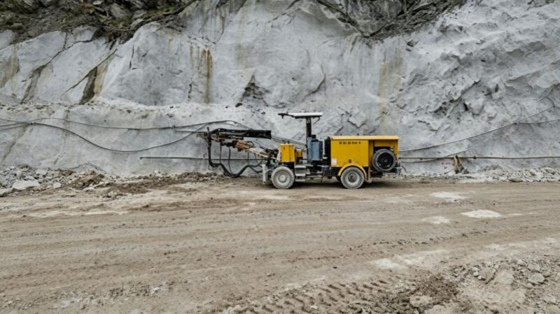 underground rock drilling machine